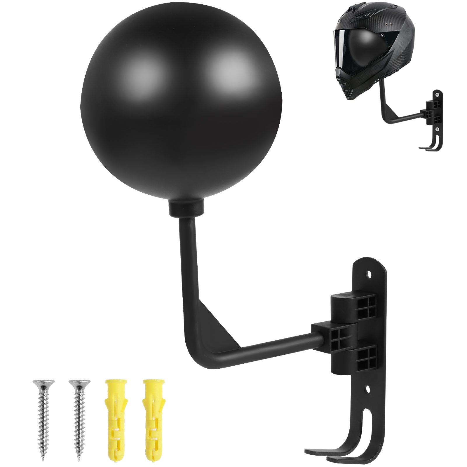 Motorcycle Gear Hanger - Motorcycle Helmet Holder 180° Rotatable Motorcycle