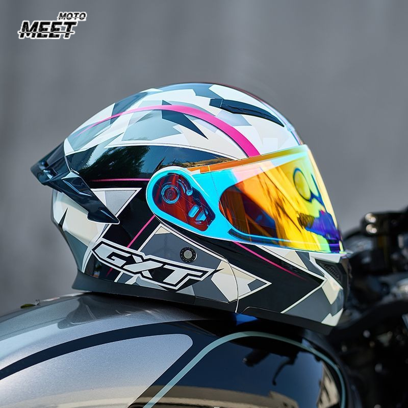 Motorcycle Gear Full Set - DOT Approved Full Face Helmets Crash