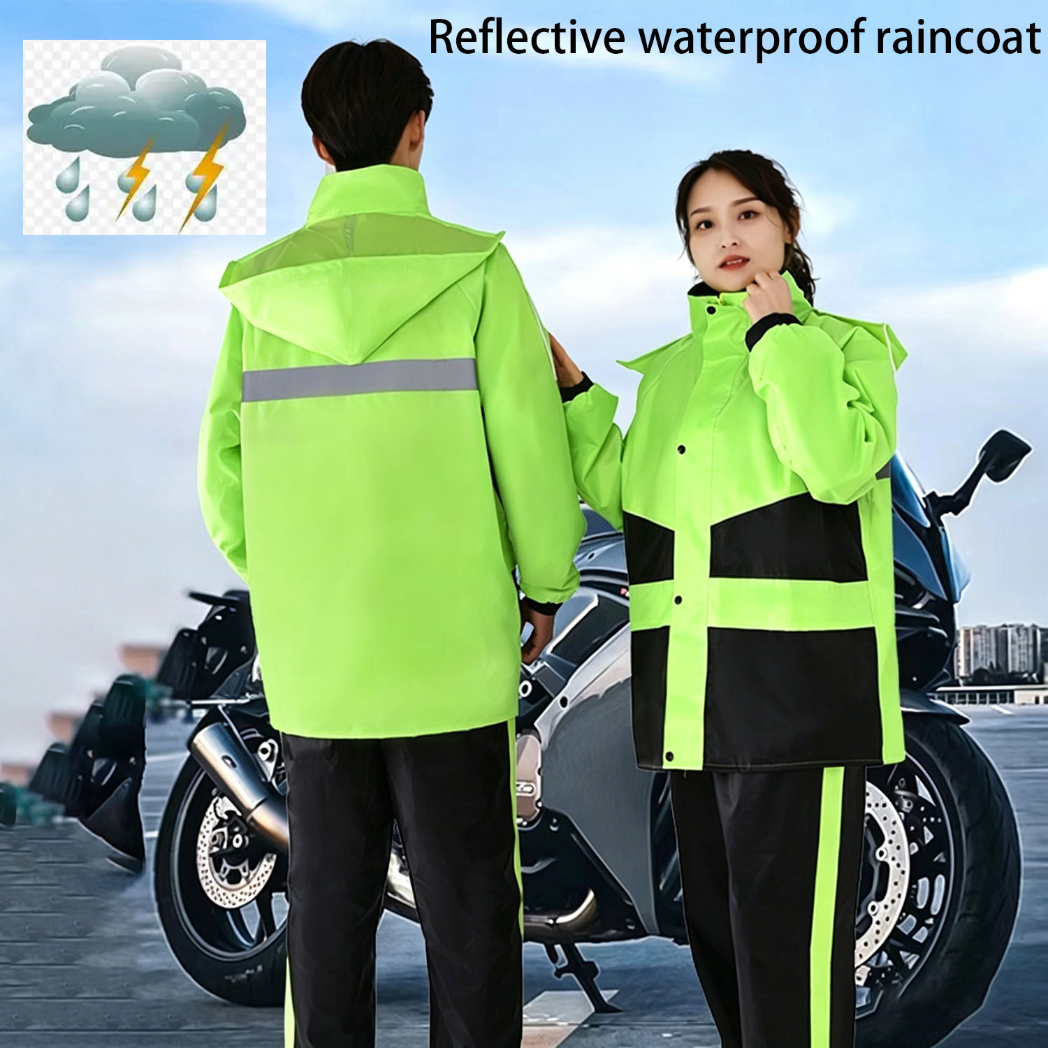 Motorcycle Raincoat Suits Men  - đánh giá và giá Motorcycle Gear Mens