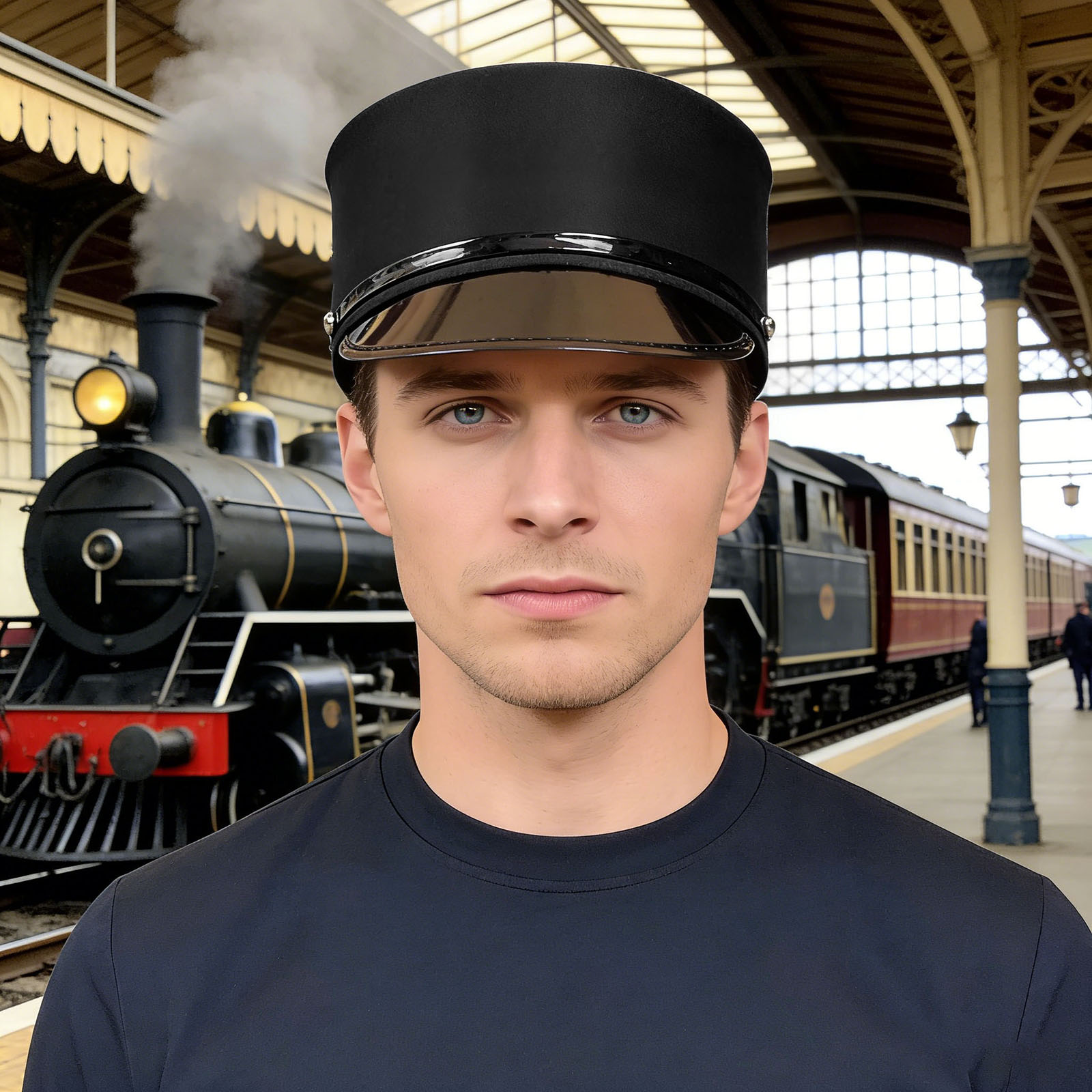 Train Engineer Conductor Drive - đánh giá và giá Helmet Full Face