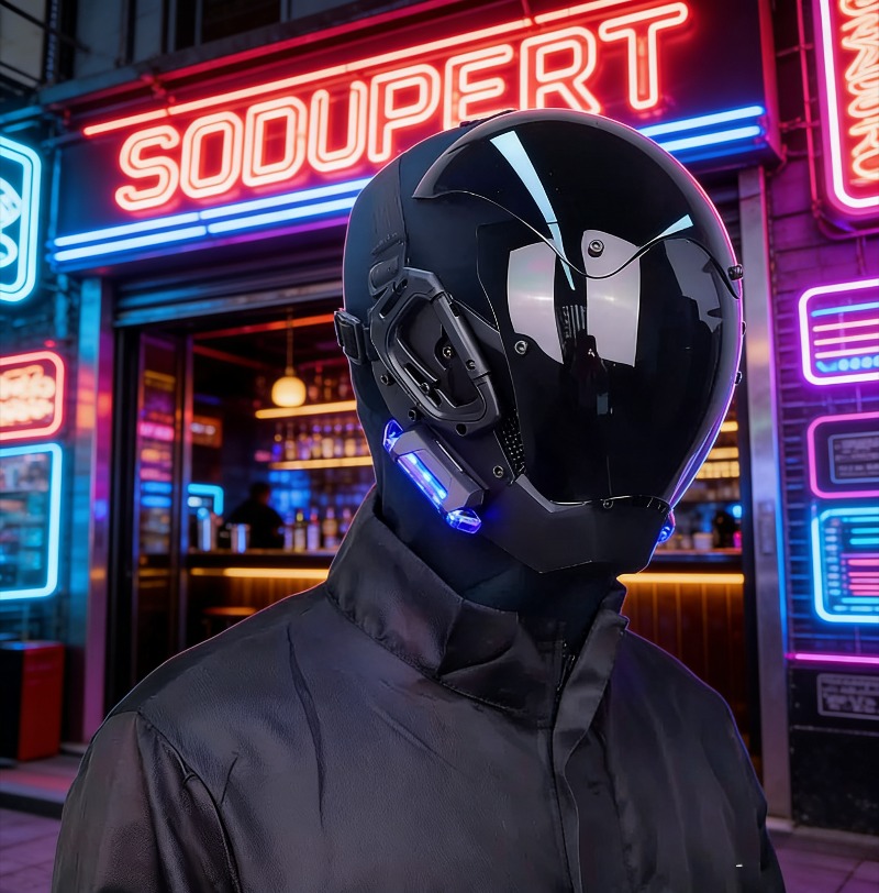 Mecha style cyberpunk helmet m - đánh giá và giá Helmet Full Face