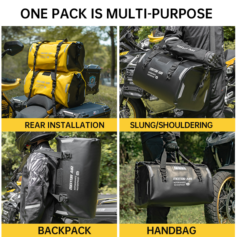 Motor-Air Yellow Motorcycle Ba - đánh giá và giá Motorcycle Gear Organizer