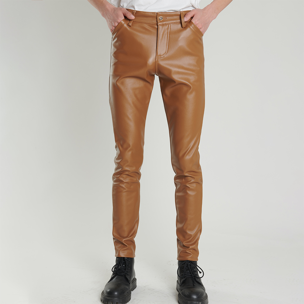 Men's Leather Pants Skinny Fit - đánh giá và giá Motorcycle Gear Mens