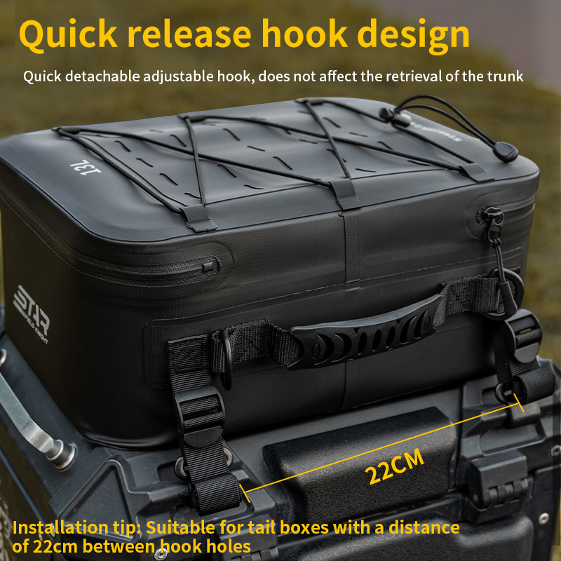 SFK Universal 13L Black Motorc - đánh giá và giá Motorcycle Gear Organizer