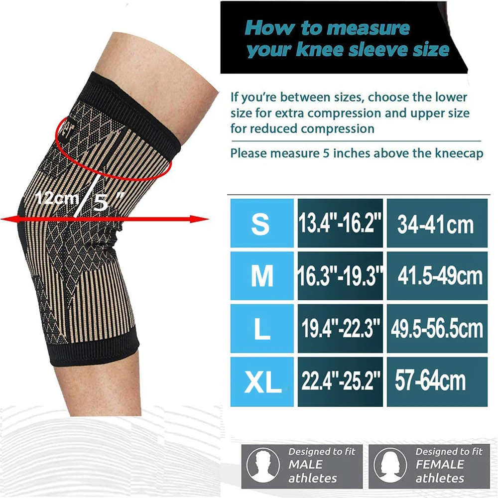 Copper Knee Braces for Women a - đánh giá và giá Knee Guard Hard
