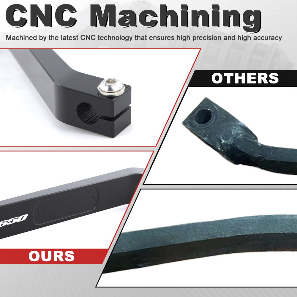 CNC Aluminum Shift Lever Motor - đánh giá và giá Motorcycle Gear Lever