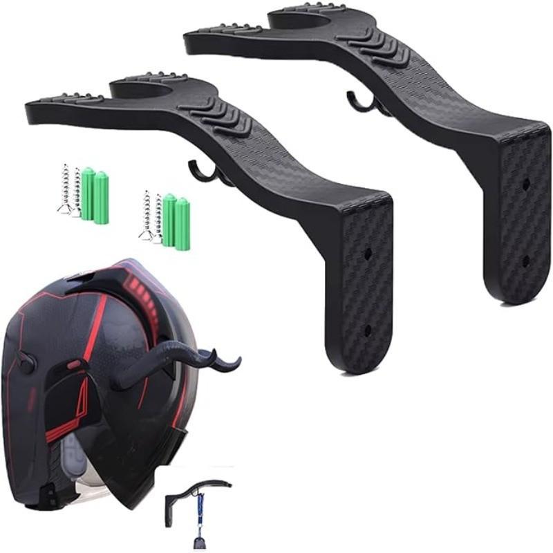 ABS Helmet Wall Mount Rack Wit - đánh giá và giá Motorcycle Gear Hanger