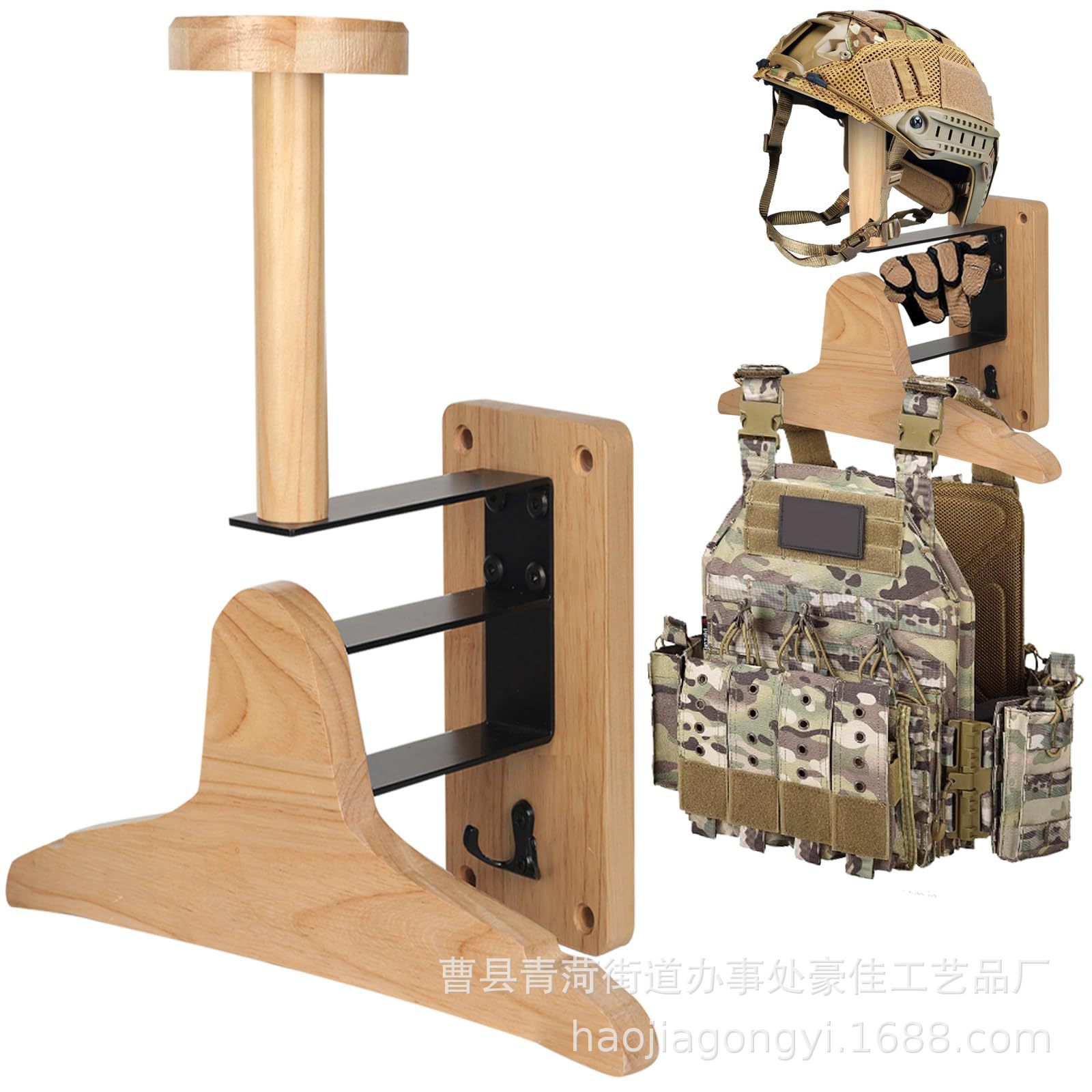Wall‑Mount Wooden Outdoor Tact - đánh giá và giá Motorcycle Gear Organizer